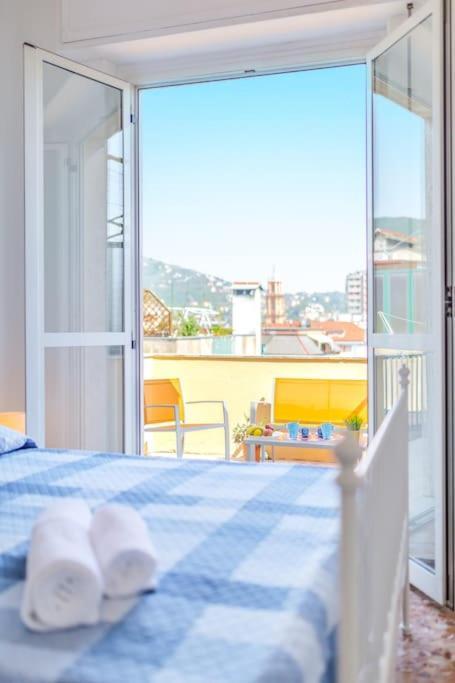 Portofino - Appartamento Vista Mare - Rooftop Terrazzo - In Centro Citta - Free Wifi Rapallo Luaran gambar